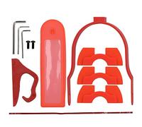 PENGQIANJU Kit de Accesorios de Scooter eléctrico Soporte Trasero Resistente para M365 Pro Red