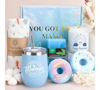 pengtai Kit de regalo para mamá nueva, regalo de revelación de género para futuras mamás, regalos relajantes de spa para nuevas mamás, ideas de regalo de revelación de embarazo para madres primerizas