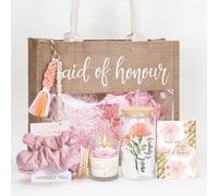 pengtai Regalos de dama de honor, Will You Be My Maid of Honour, bolsa de cristal para propuesta de regalo