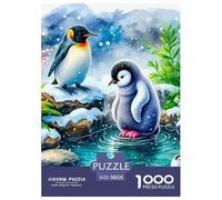 Penguin 1000 Piece Jigsaw Puzzle for Adults and Families - Complex Cognitive Game 38x26cm/1000pcs