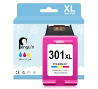 Penguin 301XL (1 Color) Cartucho de Tinta Remanufacturado para HP 301xl 301 XL Compatible con Deskjet 1000 2000 2512 3000 3510 Envy 4500 5530 Officejet 2620 4630 4639