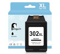 Penguin 302XL (1 Negro) Cartucho de Tinta Remanufacturado para HP 302xl 302 XL Compatible con Deskjet 1110 1111 2130 3630 Envy 4510 4520 Officejet 3830 4650 5252 5260 5264 Impresora