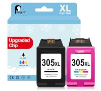 Penguin 305XL para HP DeskJet 2820e 2800e 2810e 2821e 2822e 2823e 4220e 4200e 4210e 4222e 4230e DeskJet 2720e 2710e 2720 2721 2721e 2722e 2723e 2755e Cartuchos de Tinta para HP 305 XL Negro y Color