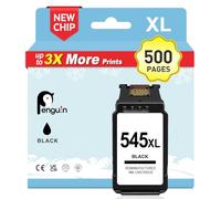 Penguin 545XL Negro Cartuchos para Canon 545 XL Compatible con Pixma MG2920 | MG2556S MG2540 MG2550S MG2551S MG2555 MG2555S MX490 MX494 MX495 MG2950 MG2950S MG2955 MG3000 MG3040 TS3120 TS3122 TR4650