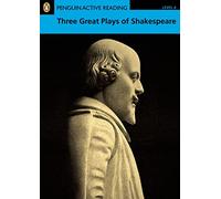 Penguin Active Reading 4: Three Great Plays of Shakespeare Book and CD-ROM Pack: Level 4 (Pearson English Active Readers) - 9781405852210