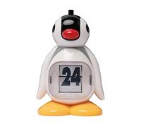 Penguin Calendar, Creative Animal Decoration, 3.07x2.68x4.72 Inches Pressing Perpetual Desk Ornament, Retro Birthday Gift, Decorative Art Piece for Living Room, Home, Workplace, Friends