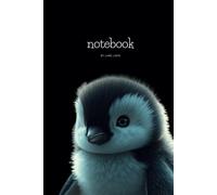 Penguin Design Notebook by Lane Loen: Plane Journal Perfect for Writing, Sketching and Drawing (Plus Sloth Coloring Page)