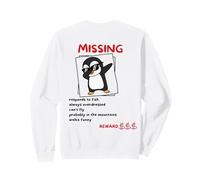 Penguin Fun Missing But Why Mountains Backprint Sudadera