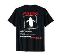 Penguin Fun Missing But Why Mountains Camiseta