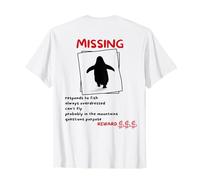 Penguin Fun Missing But Why Mountains Camiseta