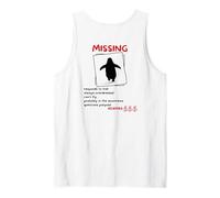 Penguin Fun Missing But Why Mountains Camiseta sin Mangas