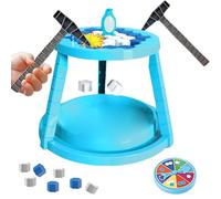 Penguin Game, Board Trap with Hammer Set, Puzzle Game for Home, Hand-Eye Coordination Feature, Family Interactive Play, Learning Tool, Educational Accessory for Party Travel Kids 8.3x6.1 Inches