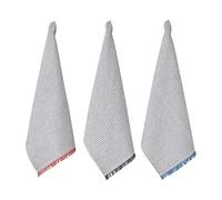 Penguin Home Juego de 3 paños de Cocina 100% algodón, ecológicos y sostenibles, Elegantes con Diferentes Patrones, tamaño: 50 x 70 cm, Color Blanco y Negro