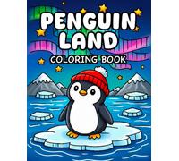 Penguin land: Coloring book
