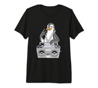 Penguin Lover Hip Hop Niños Música Niños Pingüino Camiseta Premium