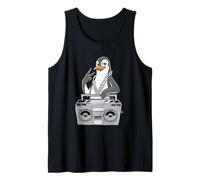 Penguin Lover Hip Hop Niños Música Niños Pingüino Camiseta sin Mangas