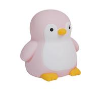 Penguin Night Light - Colorful Silicone Lamp | 12x10x12.5cm Touch Control With 1200mah Battery, Soft Glow Lamp For Winter Desktop Tabletop Everyday Use In Bedroom Bathroom Kids Nursery