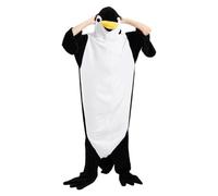 Penguin Onesie Adult Women Soft Penguin Costume Body Suit Animal Pajamas