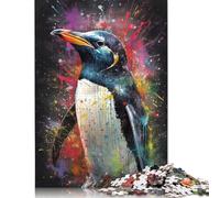 Penguin Painting Rompecabezas Imposible,desafío for Adults Juego Educativo 520 Piezas Obra De Arte De Juego De para Adultos Y Niños 520pcs (52x38cm)