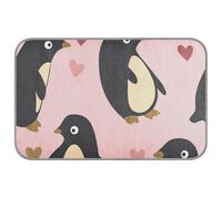 Penguin Peach - Cama de enfriamiento para perros de verano dorada para el día de San Valentín, para gatos al aire libre, para mascotas, cama refrescante no eléctrica para Perros M