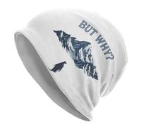 Penguin Pero ¿por qué Meme Gorra Gótica Unisex Skullies de Exterior Gorros Gorro Primaveral Cálido Sombrero de Doble Uso