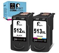 Penguin PG-512XL CL-513XL Tinta para Canon 512 XL 513 XL Negro y Color