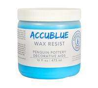 Penguin Pottery - AccuBlue Premium - Cera resistente de cerámica para esmalte de cerámica, arcilla deslizante de cerámica y esmaltes de cerámica - Alternativa al látex resistente para cerámica -
