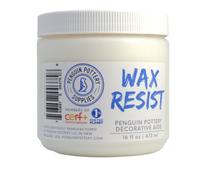 Penguin Pottery Resistente a la cera de cerámica para esmalte de cerámica, esmalte de arcilla, arcilla deslizante. Utiliza cera resistente a cerámica con esmalte en horno de cerámica, alternativa al