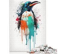 Penguin Puzzle 1000 Piezas Educa Juguete de Madera Entretenimiento Creativo Arte Decoración Juego Educativo Desafío Juguete Adultos y Niños de 14 Años 1000pcs (38x26cm)