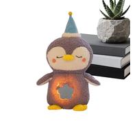 Penguin Stuffed Animal - Soothing Breathing Buddy, Musical Calming Cushion, Cute Sound Sleep Mascot | Plush Sensory Animal Friend, Kids Kids Kids Nursery Room Relaxing Playtime Nighttime Comfort