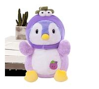 Penguin Stuffed Animal - Sturdy Fruit Penguin Soft Accompanying Toy - Effortless Cartoon Animal Doll | For Kids Teens Adults Collectors Playtime Living Room Study Car Sofa Bed Nursery Travel Birthday