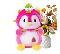 Penguin Stuffed Animal - Sturdy Fruit Penguin Soft Accompanying Toy - Effortless Cartoon Animal Doll | For Kids Teens Adults Collectors Playtime Living Room Study Car Sofa Bed Nursery Travel Birthday