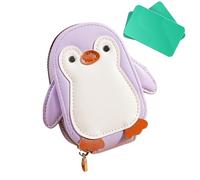 Penguin Wallet, Penguin Accordion Purse, Animal Coin Wallet, Large Capacity Storage Design, PU Leather Finish, Wide Opening Access Structure, for Travel Work School Office Use