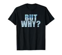 Penguin Wandering Off - But Why Mountains Text Graphic Camiseta