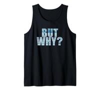 Penguin Wandering Off - But Why Mountains Text Graphic Camiseta sin Mangas