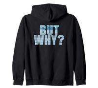 Penguin Wandering Off - But Why Mountains Text Graphic Sudadera con Capucha