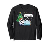 Penguins Official Sleep Pajamas Nightgown SleepyPenguin Manga Larga