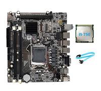 PENGY La placa base H55 soporta la placa base negra CPU I3 530 I5 760 + CPU I5 750 + cable