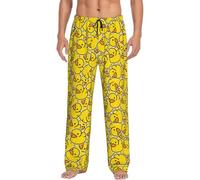 PENGYVV Flying Carpet Ride - Pantalones de pijama para hombre, pantalones largos para dormir, pantalones de descanso con cintura elástica, regalos para hombres, Divertido y lindo pato grito, XXXL