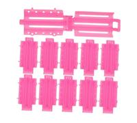 PENIKOKO 1 Juego kit de permanente volumen cañas rodillos doblar curling mujer calor varillas permanentes para cabello largo rizo tubular palo de permanente el plastico Rosy