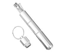 PENIKOKO 1 Set Cuchara para Cerumen Palillo de Oídos Hogar Herramienta para Eliminar la Cera del Oído Acero Inoxidable Portátil Kit Limpieza Oidos