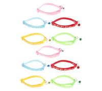 PENIKOKO 10 Collares De Gato con Forma De Estrella Festivos con Dijes De Luna Y Gato para Mascotas