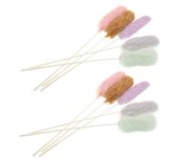 PENIKOKO 10 Piezas Gato Juguete Interactivo Varita Esponjosa Palitos para Gatos De Peluche Juguete para Estimula Ejercicio Reduce Arañazos Interior