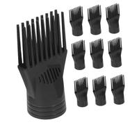 PENIKOKO 10 piezas Peine Boquilla Secador Pelo Plástico Peine Difusor Ligero Fácil de Instalar para Suaves y Secado Seguro