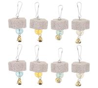 PENIKOKO 10 Unidades Juguetes para Masticar Dientes de Hámster y Cobaya Piedra Molar Forma de Flor para Roedores Pequeños Bloque Mineral para Conejos y Chinchillas