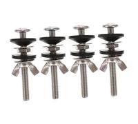PENIKOKO 2 juegos Tornillos y Pernos para Asiento de Inodoro Kit de Fijación Resistente y Duradero Accesorios Prácticos para Tapadera Wc Instalación Sencilla Compatibles para Mayoría de