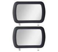 PENIKOKO 2 Piezas Espejos para Parasol Coche con Clip Espejo Tocador Maquillaje Automóvil Accesorios Interiores para Mujeres y Niñas Fácil Instalación y Reflejo