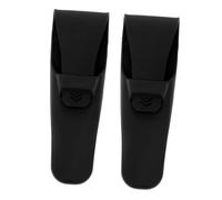 PENIKOKO 2 Piezas Estuche Protector de Silicona para Maquinilla de Afeitar Resistente al Agua y Rayaduras Compacto y Ligero para Viaje Diseño con Drenaje y Cierre Seguro Color Negro