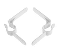 PENIKOKO 2 Piezas Hebillas Plásticas de Repuesto para Tapa de Cubo de Basura Exterior de Mecanismo Seguro Antideslizante para Protección contra Animales y Condiciones Climáticas Accesorio