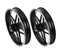 PENIKOKO 2 Piezas Llanta de Aleación de Aluminio para Mini Moto Tiempos Repuesto de Buje Delantero para Scooter y Dirt Bike Resistente y Ligera para Mejor Manejo